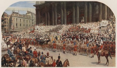 Giubileo di diamante della Regina Vittoria, Cattedrale di San Paolo, Londra, 22 giugno 1897 da Andrew Carrick Gow